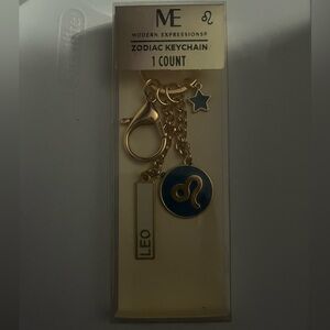 Modern Expressions Leo Zodiac Keychain
